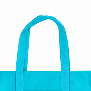 Sac fourre-tout en toile de haute qualité 100 % coton, imprimé sur mesure, avec anse longue tissée, style simple et élégant, à porter à la main - Product Image 4