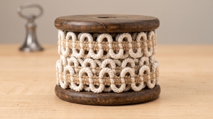 Bordure en dentelle de jute et coton naturel pour la décoration de la maison, les bordures décoratives et les travaux manuels - Product Image 2