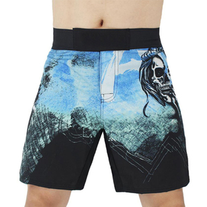 กางเกง MMA สำหรับผู้ชาย ไซส์ผู้ใหญ่ กางเกงออกกำลังกายแบบใหม่สั่งทำได้ ผลิตจากผ้าสแปนเด็กซ์/โพลีเอสเตอร์ 100% มีจำหน่ายแล้ว - Product Image 4