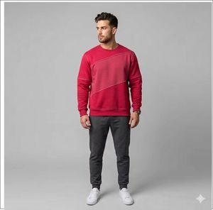 เสื้อสเวตเชิ้ตผู้ชายแบบลำลองสไตล์เรียบง่าย ผลิตในปากีสถาน คุณภาพดีที่สุดสำหรับผู้ใหญ่ เสื้อสเวตเชิ้ตผู้ชายระบายอากาศได้ดี - Product Image 6