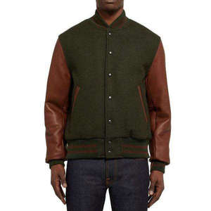 เสื้อแจ็คเก็ตวาร์ซิตี้ผู้ชาย ดีไซน์เรียบง่าย พร้อมซับในเนื้อนุ่ม - Product Image 2