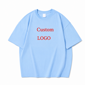 T-shirt Homme Oversize Personnalisé avec Logo, Manches Courtes, 100% Coton Jersey, Col Rond, Imprimé Décontracté avec Lettres sur le Devant - Product Image 4
