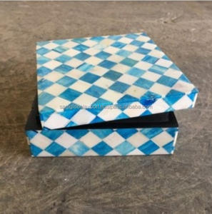 High Quality <b>Large</b> Capacity Jewelry Storage <b>Box</b> Modern Custom Handcrafted Natural Resin Bone personalized jewelry <b>box</b> Customized - Product Image 3