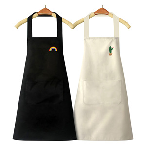 Tablier de cuisine unisexe en polyester avec logo personnalisé du fabricant, taille ajustable, sans manches, pour barbecue, chef, nettoyage, usage domestique et jardinage - Product Image 5