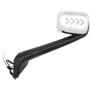 Coppia di Specchietti Cromati con Luce di Segnalazione e Riscaldamento per Nuovo Freightliner Cascadia 2018+, Lato Sinistro del Conducente - Product Image 4