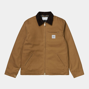 Cotton Canvas Chore <b>Jacket</b> With Chenille Embroidery Canvas Workwear <b>Jacket</b> With Custom Button Closure - Product Image 3
