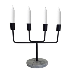 Candelabro moderno con diseño de rama de árbol dorada, decorativo para mesa, soporte para velas, estilo contemporáneo para sala de estar, mesa de comedor, decoración para bodas y eventos. - Product Image 2