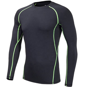 Camiseta de Compresión para Hombre de Buena Calidad, Personalizada, para MMA, Transpirable, de Secado Rápido, UPF 50, Ajuste Ceñido, Spandex/Poliéster, Precio Razonable - Product Image 3