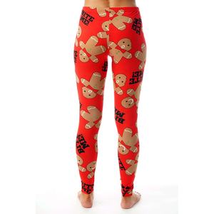Pantalones de yoga elásticos de cintura alta para mujer con estampado de sublimación personalizado Leggings con cierre de cordón de nuevo diseño - Product Image 3