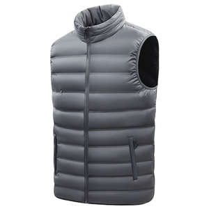 Chaleco Acolchado Ligero Personalizado para Hombre, Chaqueta sin Mangas con Relleno, Cuello Alto, Estilo Casual para Invierno - Product Image 1