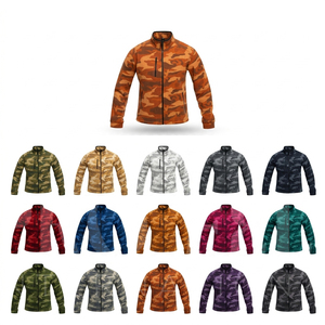 Lightweight Trendy Fashionable Customized <b>Camo</b> Front Zipper Jacket Long Sleeve Workwear Durable Fabric Winter Outdoor Jackets - Product Image 1