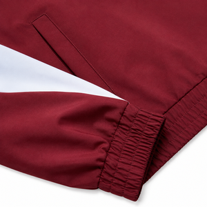 Blouson de sport marron pour homme, col montant, fermeture éclair, style sportif, en polyester, avec blocs de couleur et poches, idéal pour le printemps - Product Image 4