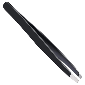 Pinzas de Cejas Profesionales de Acero Inoxidable de Alta Calidad con Super Agarre Inclinado para Hombres y Mujeres, Pinzas de Cejas con Logotipo Personalizado - Product Image 2