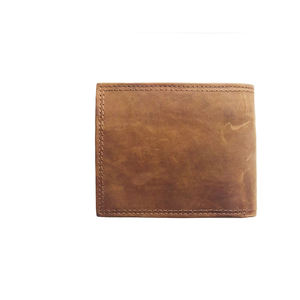 Portefeuille en cuir véritable fait main avec poche à monnaie, portefeuille fin pour homme, portefeuille de voyage - Product Image 2