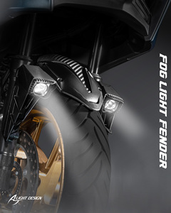 Faro LED AJ Light Design para Motocicleta, Actualización de Iluminación 28W/43W, Luz Alta/Baja Brillante, 2 Lentes, Compatible con Cygnus NMAX XMAX Force - Product Image 2