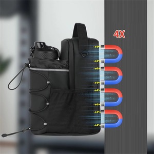 Fitness Oxford Polyester Casual Gym Sling <b>Bag</b> Zipper Closure Soft Handle Adjustable Strap Unisex Lightweight Multi-Functional - Product Image 4