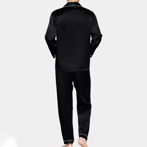 Nuevos Conjuntos de Pijamas de Seda Satén de Dos Piezas para Parejas 2026 - Pijamas de Seda Helada para Hombre y Mujer, Ropa de Dormir y para el Hogar - Product Image 3