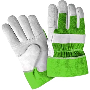 Gants de sécurité en cuir de vachette renforcé de haute qualité certifiés CE, 11 oz, épais, résistants à la chaleur - Product Image 4