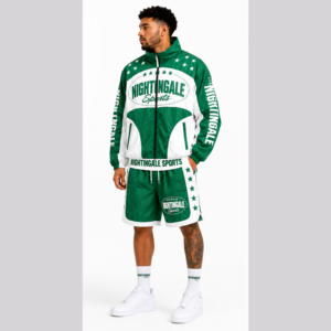 Ensemble de survêtement court personnalisé 2026 pour homme, deux pièces, coupe-vent en nylon, grande taille, résistant au vent - Product Image 6