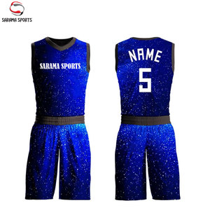 Tenue de basketball style professionnel, tissu respirant, prix abordable, impression par sublimation, conception de logo, uniforme de basketball - Product Image 1