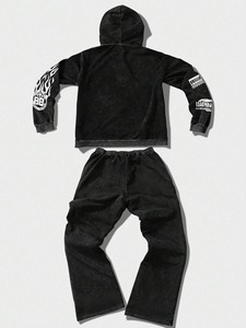 Dernier prix – Survêtement d'hiver confortable et épais pour homme – Vêtement d'extérieur – Design tendance – Personnalisable avec impression – Réversible et respirant - Product Image 2