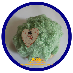 Fibra de Poliéster 15D HC Verde Hueca Conjugada 100% Poliéster Vikohasan Fiber GRS fiberfix para Relleno de Juguetes, Almohadas y Mantas - Product Image 5