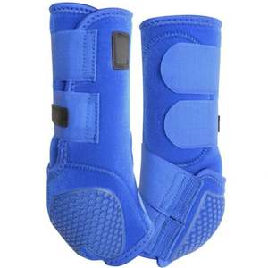 Botas Protectoras para Caballos de Alta Calidad con Malla Transpirable y Tela de Nailon para Protección de Patas de Caballo, Entrenamiento y Equitación - Precio Económico - Product Image 1