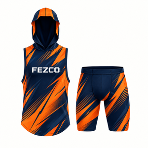 Conjunto de uniforme deportivo transpirable de poliéster con impresión por sublimación OEM 7v7, uniforme de fútbol con diseño personalizado - Product Image 5