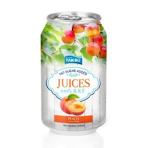 Boisson Tropi Juice 330ml en canette aluminium courte, purée de fruits 100% naturelle, aromatisée, faible en gras, stérilisée, fraîchement pressée, 5 Brix, saveur goyave et mangue - Product Image 1