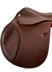 Silla de Montar Inglesa Profesional de Cuero para Equitación, Silla Ecuestre Ligera y Duradera para Salto, Entrenamiento y Doma - Product Image 4