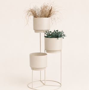 Modern 3-Tier Metal Plant <b>Stand</b> for Indoor Living Room Decor Minimalist Flower <b>Pot</b> Holder with Powder Coating Plant <b>Stand</b> - Product Image 6