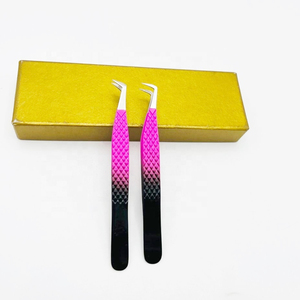 Eyelash Tweezer For Personal Care False Eyelash Placement & <b>Removing</b> Lashes Non Slip Ergonomic Design Grips Custom <b>Box</b> Packing - Product Image 4