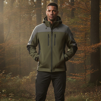 Veste de chasse au cerf en tissu silencieux coupe-vent de haute qualité, uniforme de chasse au canard en polaire chaud pour homme, parka imprimée d'été