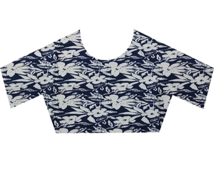 Sari de Algodón Puro Estampado a Mano - Product Image 3