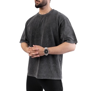 Novedades de Verano: Camisetas de Hombre de Algodón 100% de 210 GSM, Tejido de Punto, Corte Regular, Peso Pesado, Lavado Ácido, Casual, Transpirable y Ecológico - Product Image 6