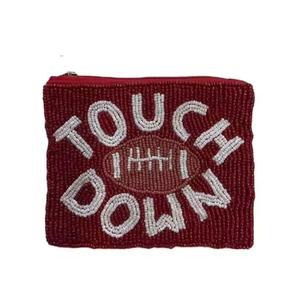 TOUCH Flower Porte-monnaie personnalisé brodé de perles de rocaille, magnifique et tendance, artisanat en cristal fait main - Product Image 1