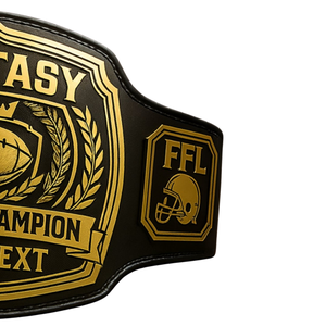 Custom Fantasy League Champion Belt High Quality Personalized Football Title Belt FFL Trophy Unique Customizable Championship - Product Image 6