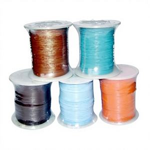 Composants de bijoux de bricolage 1mm 3mm 5mm perles rondes en métal et cordons en cuir métallique pour la fabrication d'accessoires - Product Image 1