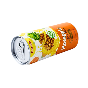 OEM/ODM Bebida de Zumo de Piña en Lata Delgada de 250ml, Zumo de Frutas y Verduras de Marca Privada, Zumo de Frutas Natural con Vitaminas - Product Image 3