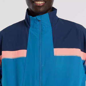 Veste de tennis personnalisée pour homme grande taille, style streetwear, imperméable, avec doublure en mesh, légère, séchage rapide, respirante, pour le sport - Product Image 3