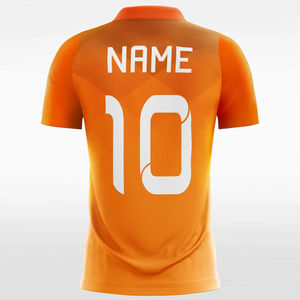 Maillot de football unisexe RICSA rose imprimé par sublimation, col rond, séchage rapide, polyester, pour adulte, avec nom d'équipe et logo frontal 10 - Product Image 4