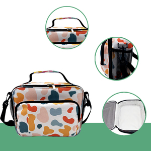Custom Logo Luxury Camouflage Pattern <b>Lunch</b> <b>Box</b> Bag Women Office Insulated <b>Cool</b> <b>Lunch</b> Bag for Kids - Product Image 2