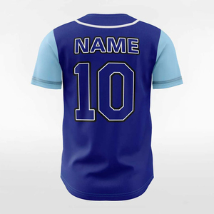 100% <b>Polyester</b> Baseball Jersey in Adult Size Custom Jersey Solid Color Sports Team Baseball Uniform Jersey OEM Serviced - Product Image 3