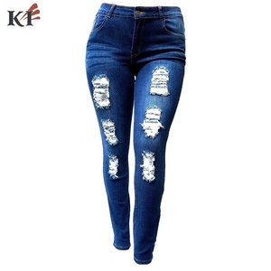 Últimos Pantalones Vaqueros de Mujer a Bajo Precio, Vaqueros de Mezclilla Modernos para Mujer, Pantalones Rotos de Mezclilla, Estilo Americano - Product Image 6