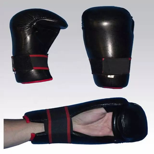 Guantes de MMA de poliéster/nailon con diseño de mano abierta y cierre para kickboxing, entrenamiento de artes marciales, impermeables - Product Image 5