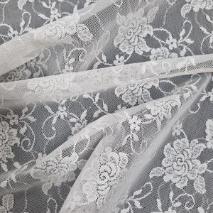 Tela de Encaje Floral con Estampado de Espiral, 137 cm de Ancho, Ligera, Elástica en Toda la Superficie, de Spandex/Nailon, para Lencería, Vestidos, Novias, Uso Elegante - Product Image 3