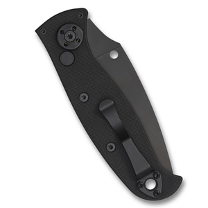 Cuchillos Plegables de Hoja Plateada de Alta Calidad con Mango Antideslizante Negro, Diseño Compacto y Portátil para Camping, Senderismo y Uso Diario - Product Image 4