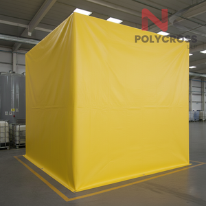 Bâche en PVC imperméable et résistante aux produits chimiques pour la protection des zones de stockage industrielles et la couverture des marchandises dangereuses en entrepôt - Product Image 5