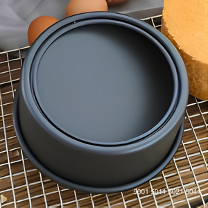 Deep Side Non-toxic <b>Cake</b> <b>Tins</b> 6 <b>Inch</b> Round <b>Cake</b> Mold Black Aluminum Alloy Material for Wedding Birthday Baking Oven Safe - Product Image 6