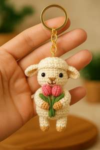 Adorable Muñeco de Peluche Amigurumi Hecho a Mano, Relleno de Algodón, con Hilo de Poliéster - Product Image 5